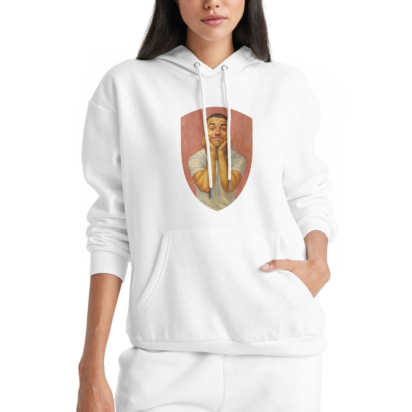 Personalized Couples Gift Guardian Women Sweatshirt: Turn Your Photo into a Custom Painting Art