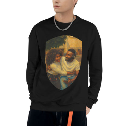 Personalized Couples Gift Guardian Sweatshirt: Turn Your Photo into a Custom Painting Art