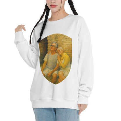 Personalized Couples Gift Guardian Sweatshirt: Turn Your Photo into a Custom Painting Art