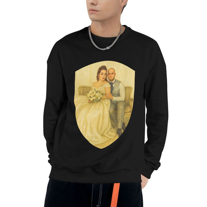 Personalized Couples Gift Guardian Sweatshirt: Turn Your Photo into a Custom Painting Art