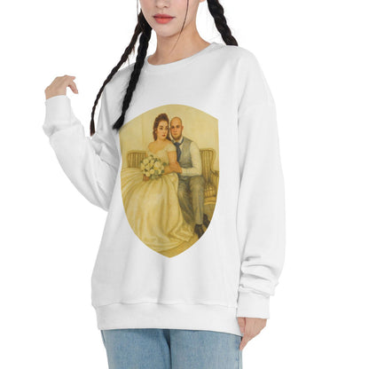 Personalized Couples Gift Guardian Sweatshirt: Turn Your Photo into a Custom Painting Art