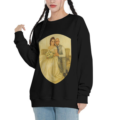 Personalized Couples Gift Guardian Sweatshirt: Turn Your Photo into a Custom Painting Art