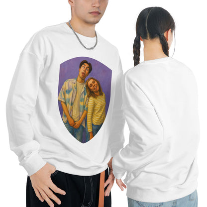 Personalized Couples Gift Guardian Sweatshirt: Turn Your Photo into a Custom Painting Art