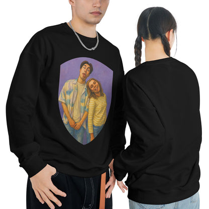 Personalized Couples Gift Guardian Sweatshirt: Turn Your Photo into a Custom Painting Art