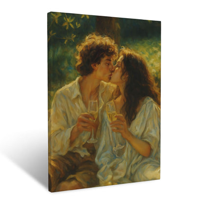 Personalized Couples Gift Guardian Canvas: Turn Your Photo into a Custom Painting Art