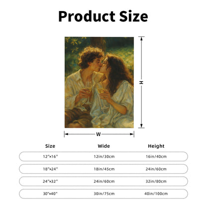 Personalized Couples Gift Guardian Canvas: Turn Your Photo into a Custom Painting Art