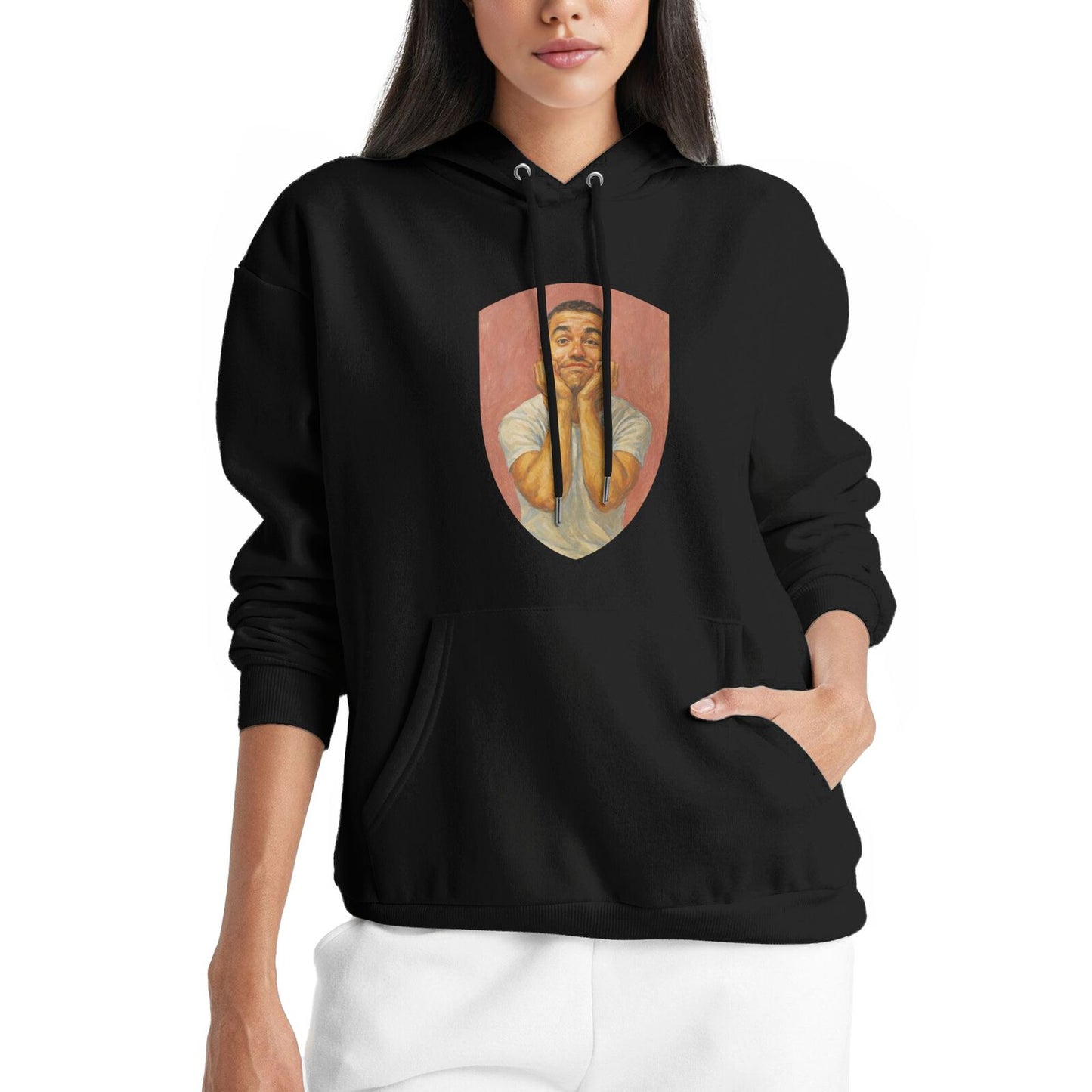 Personalized Couples Gift Guardian Women Sweatshirt: Turn Your Photo into a Custom Painting Art