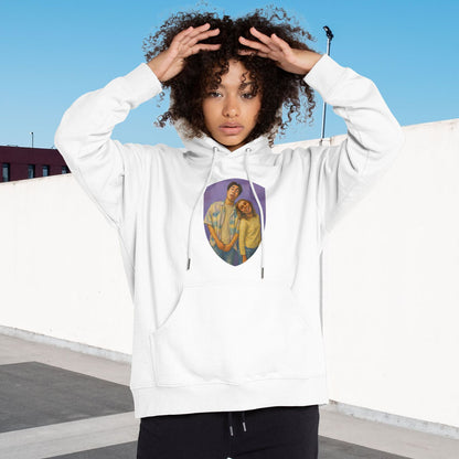 Personalized Couples Gift Guardian Women Sweatshirt: Turn Your Photo into a Custom Painting Art