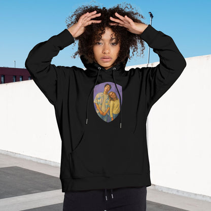 Personalized Couples Gift Guardian Women Sweatshirt: Turn Your Photo into a Custom Painting Art